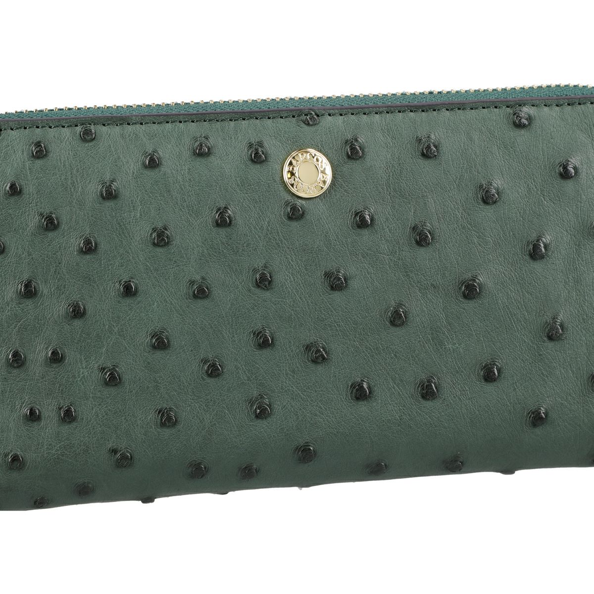 GLウォレット オーストリッチレザーラウンド型財布＜リッコR＞