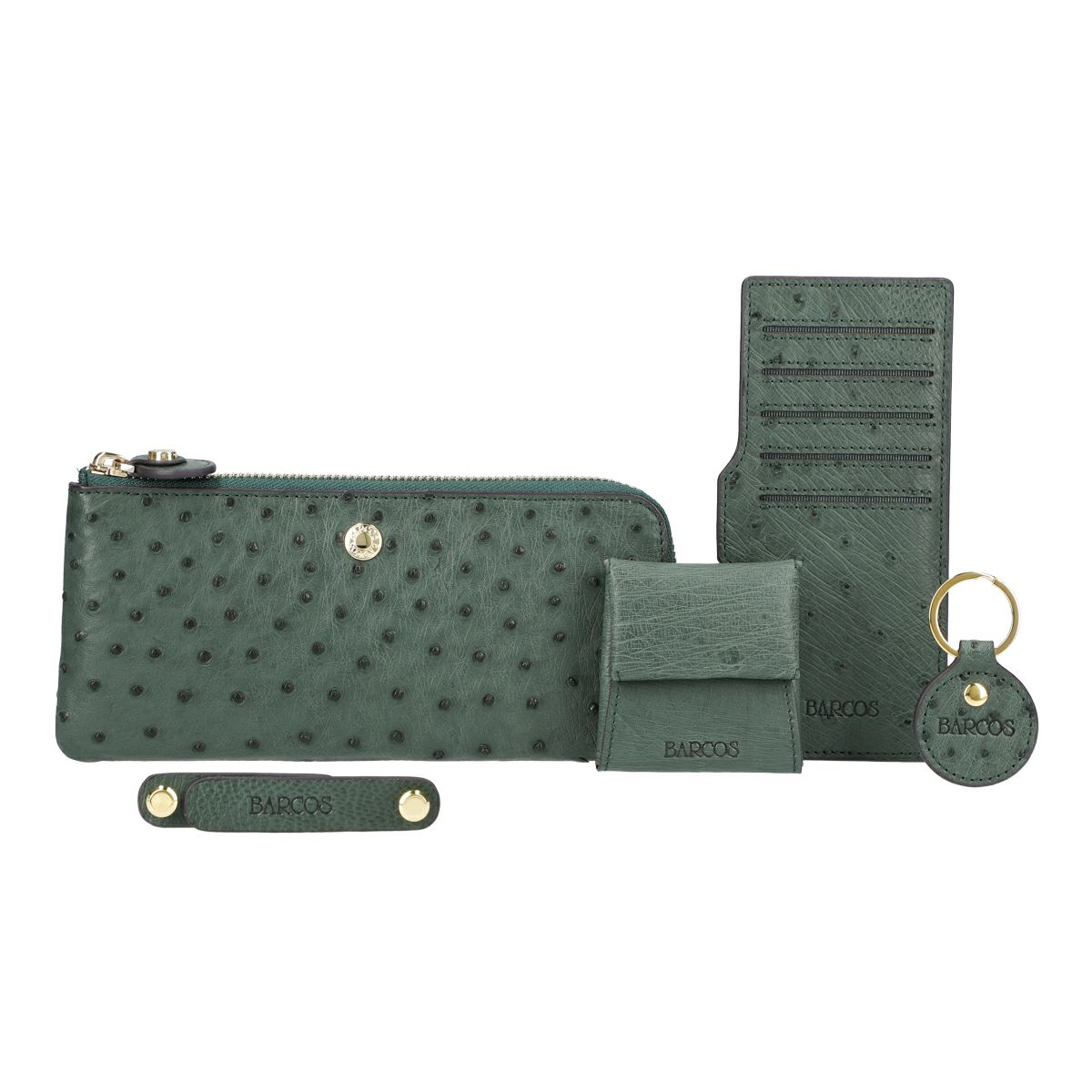 GLウォレット オーストリッチレザーL字型財布＜リッコL＞