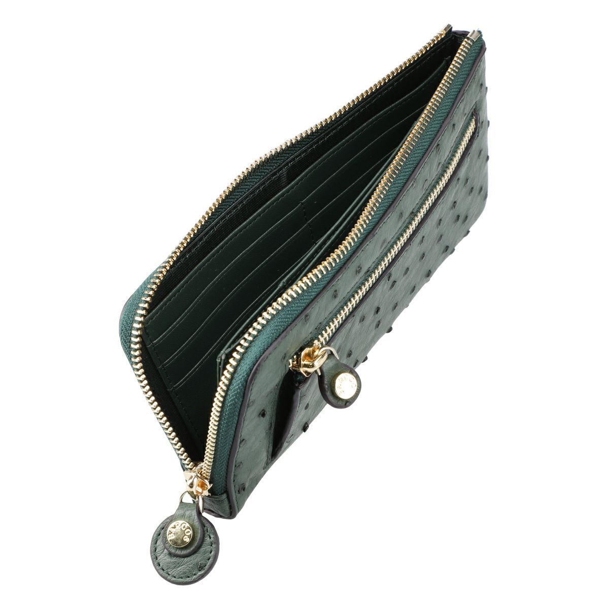 GLウォレット オーストリッチレザーL字型財布＜リッコL＞