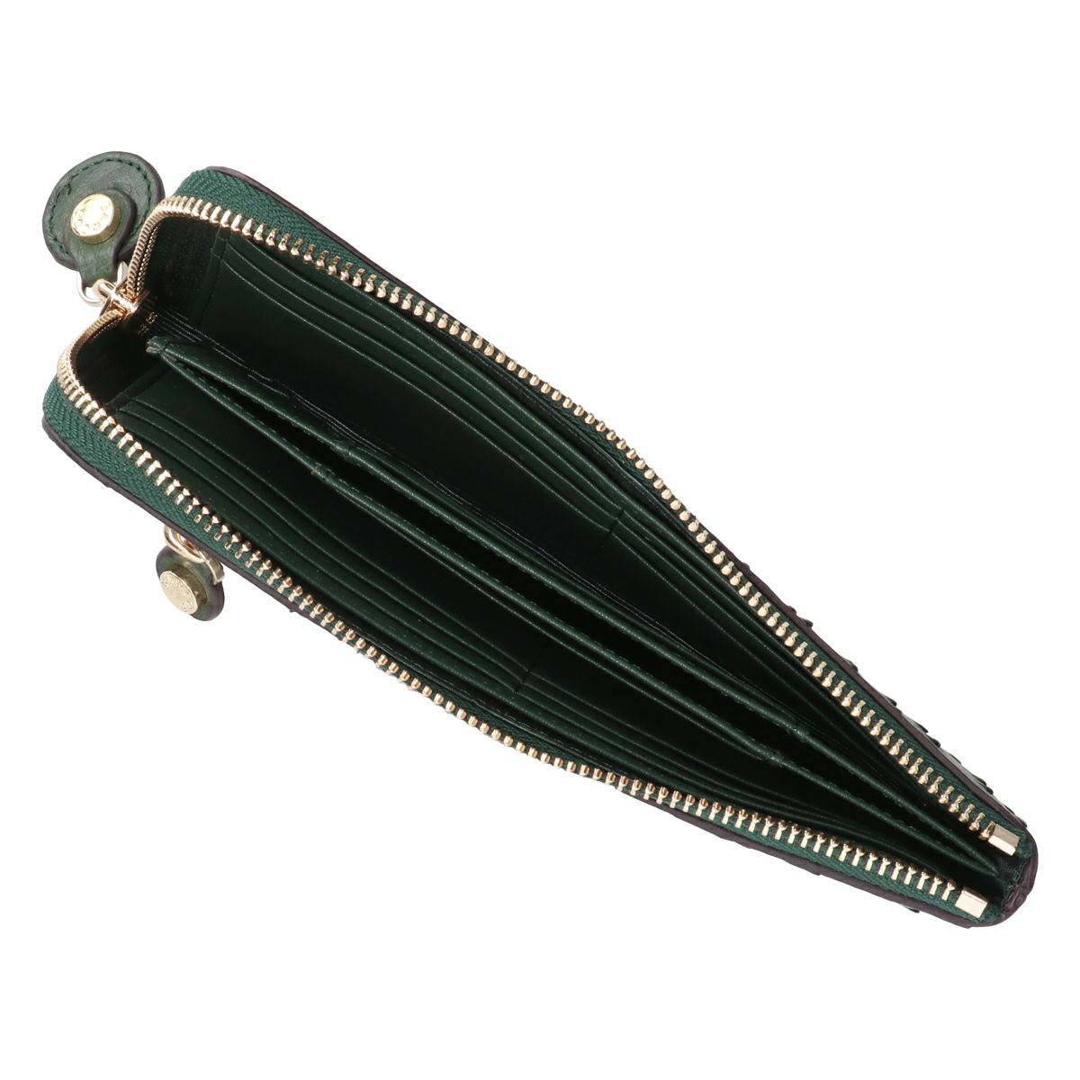 GLウォレット オーストリッチレザーL字型財布＜リッコL＞