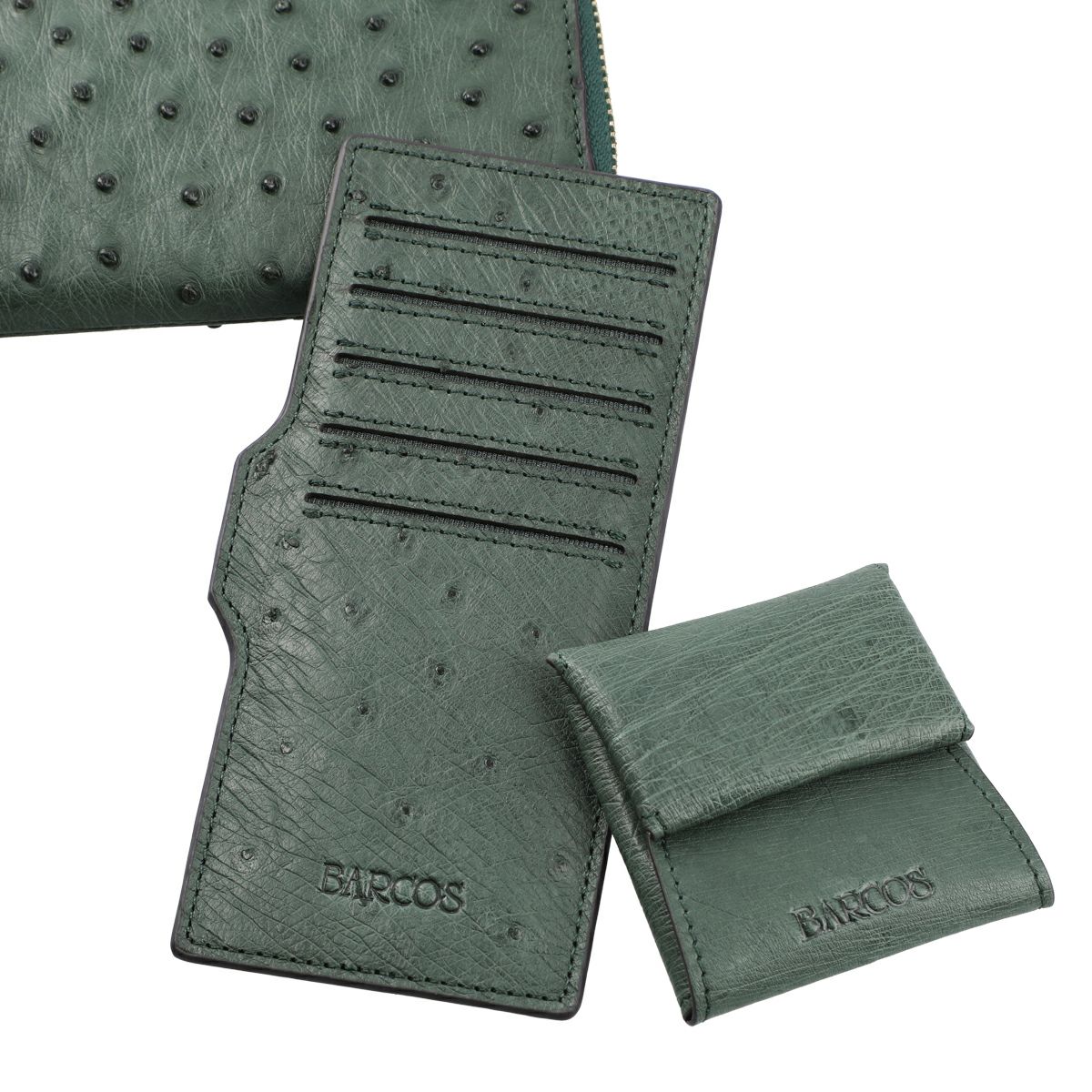 GLウォレット オーストリッチレザーL字型財布＜リッコL＞