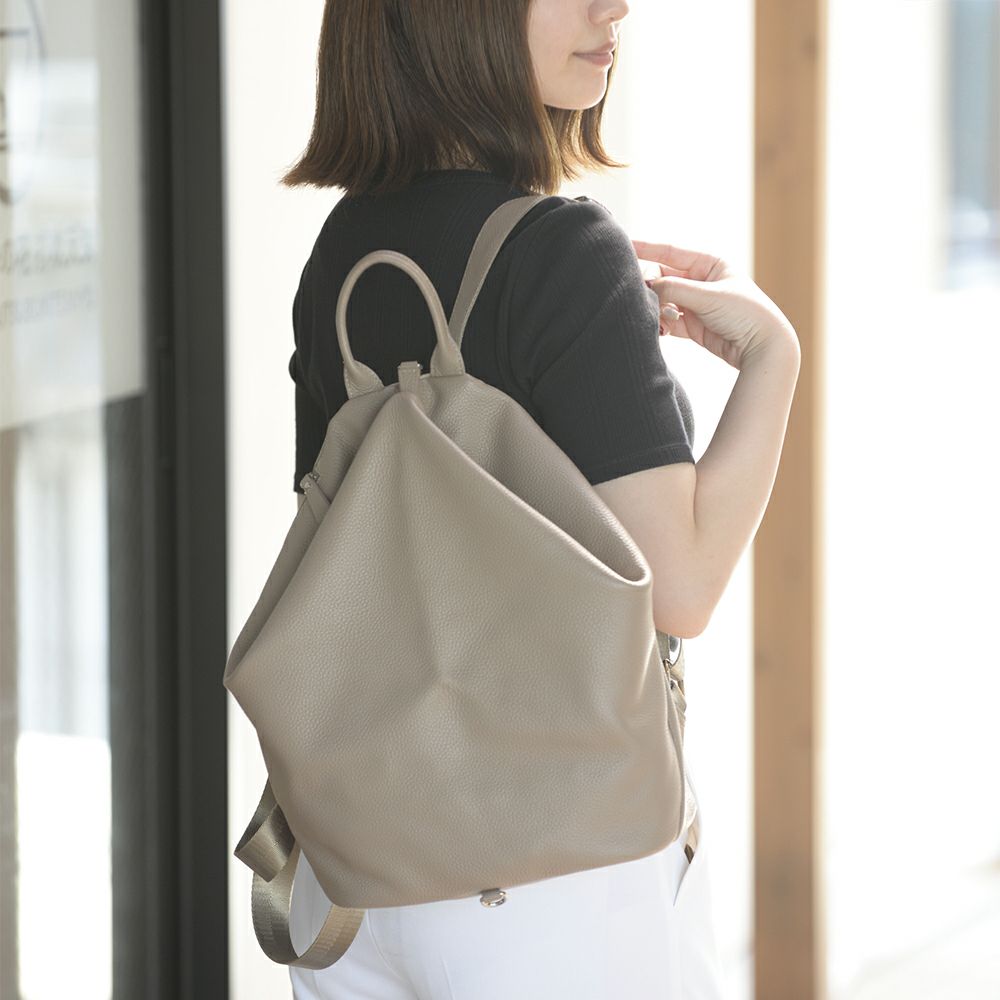 【セット商品】4wayシュリンクレザーリュック＆ポシェット＜ハンズフリーセット＞