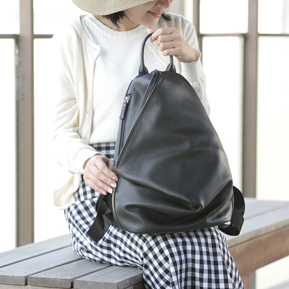 【セット商品】4wayシュリンクレザーリュック＆ポシェット＜ハンズフリーセット＞