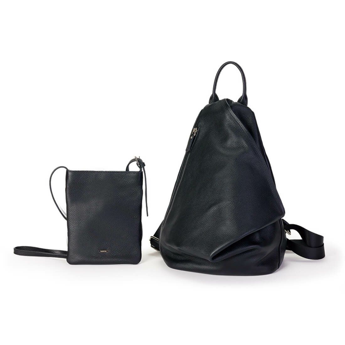 【セット商品】4wayシュリンクレザーリュック＆ポシェット＜ハンズフリーセット＞