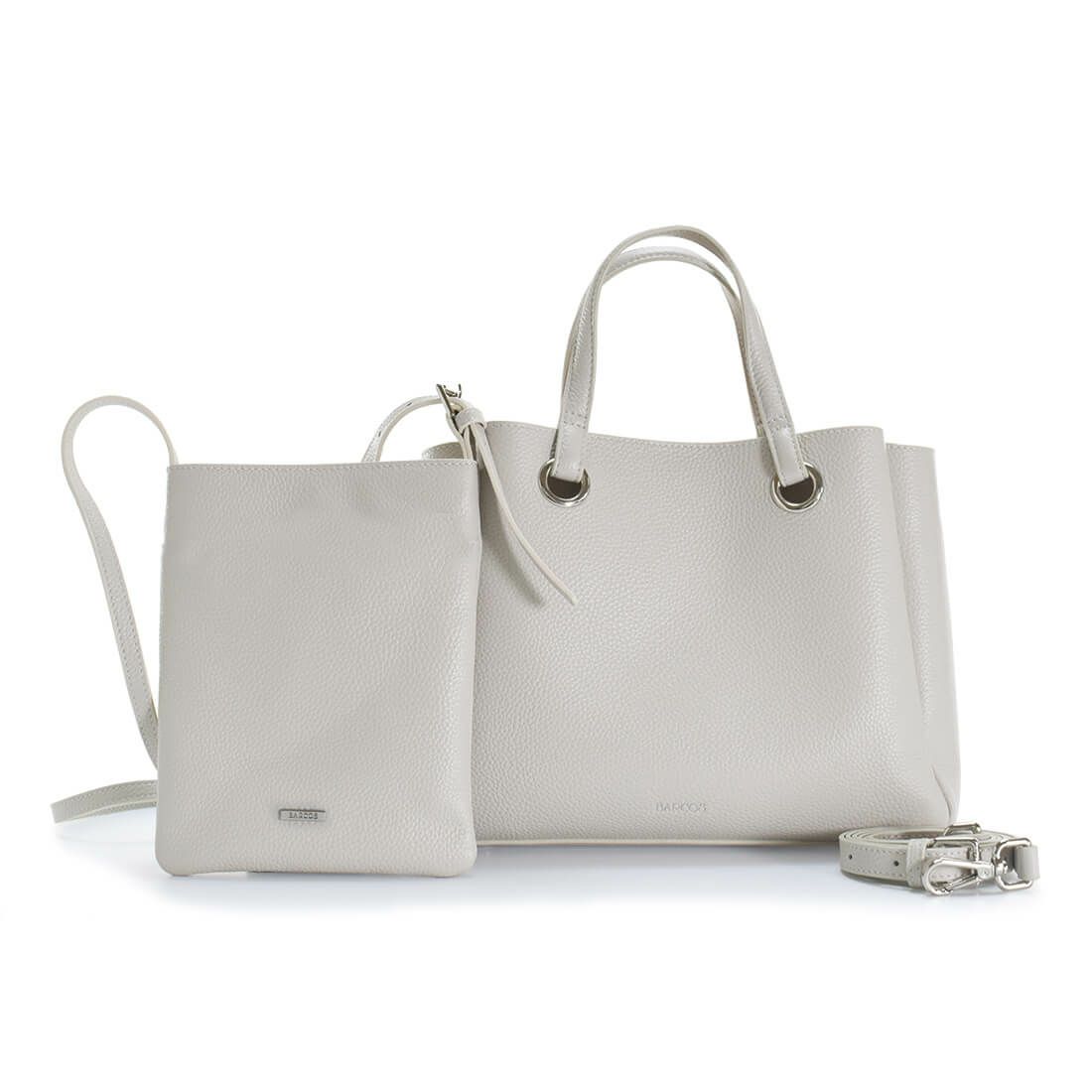 【セット商品】シュリンクレザーハンドバッグ＆ポシェット＜クラシカルセット＞