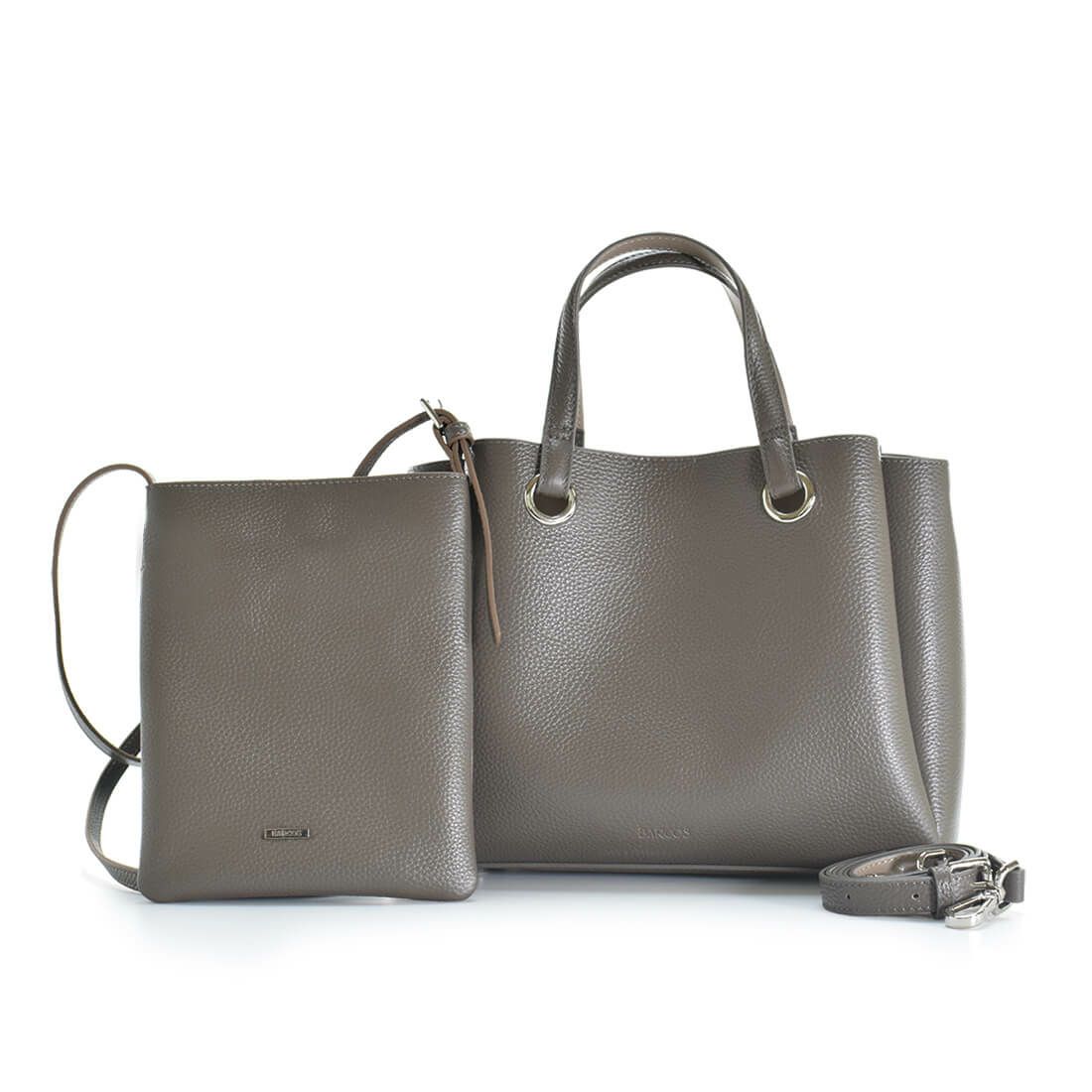 【セット商品】シュリンクレザーハンドバッグ＆ポシェット＜クラシカルセット＞