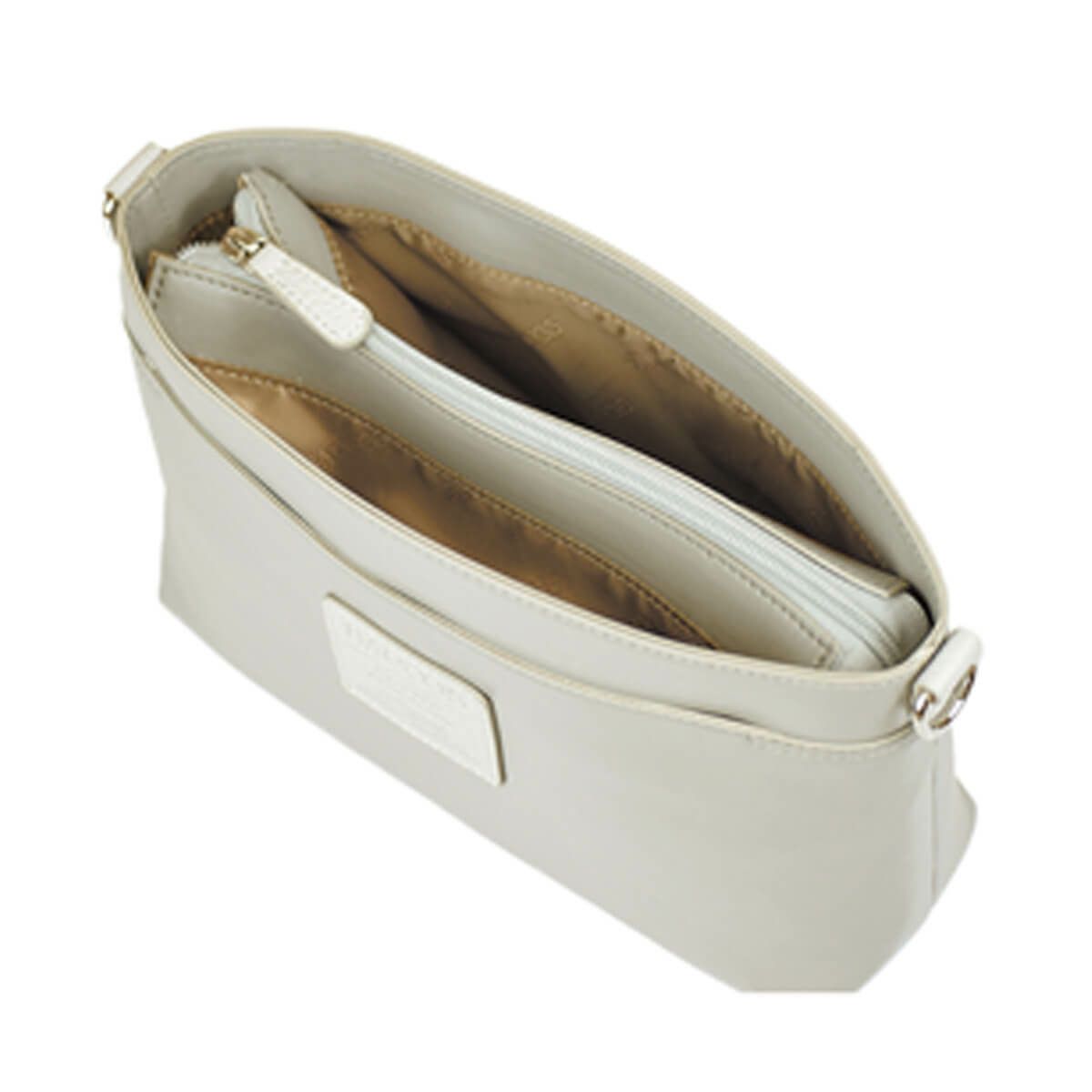 【セット商品】シュリンクレザーバイカラーハンドバッグ＜シャーロット＞＆ロングウォレット＜ベロニカ＞