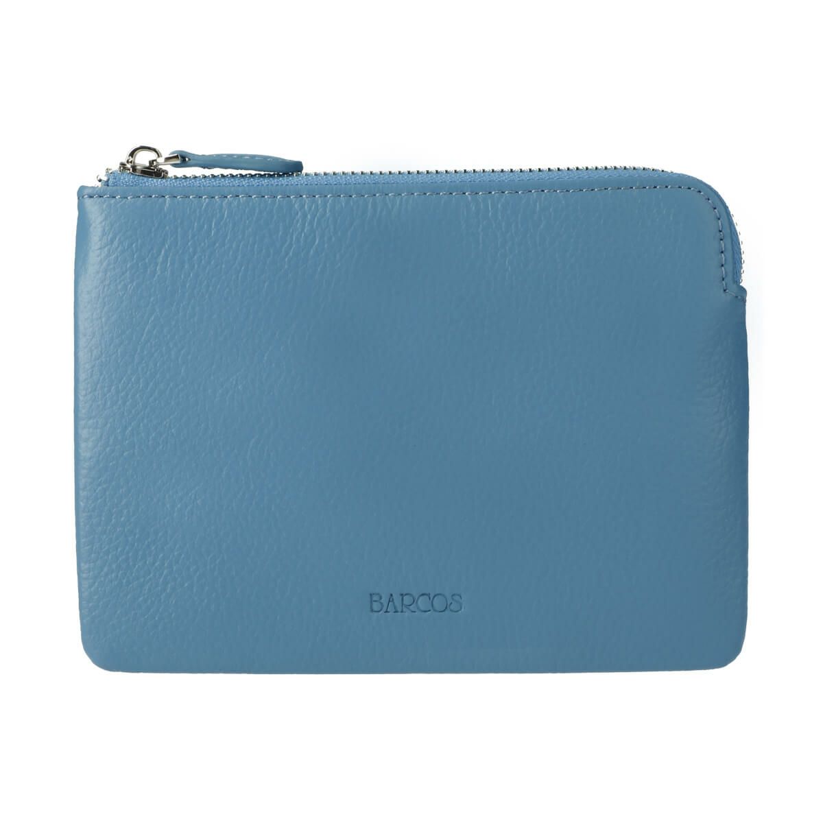 シュリンクレザーJ字ポーチ