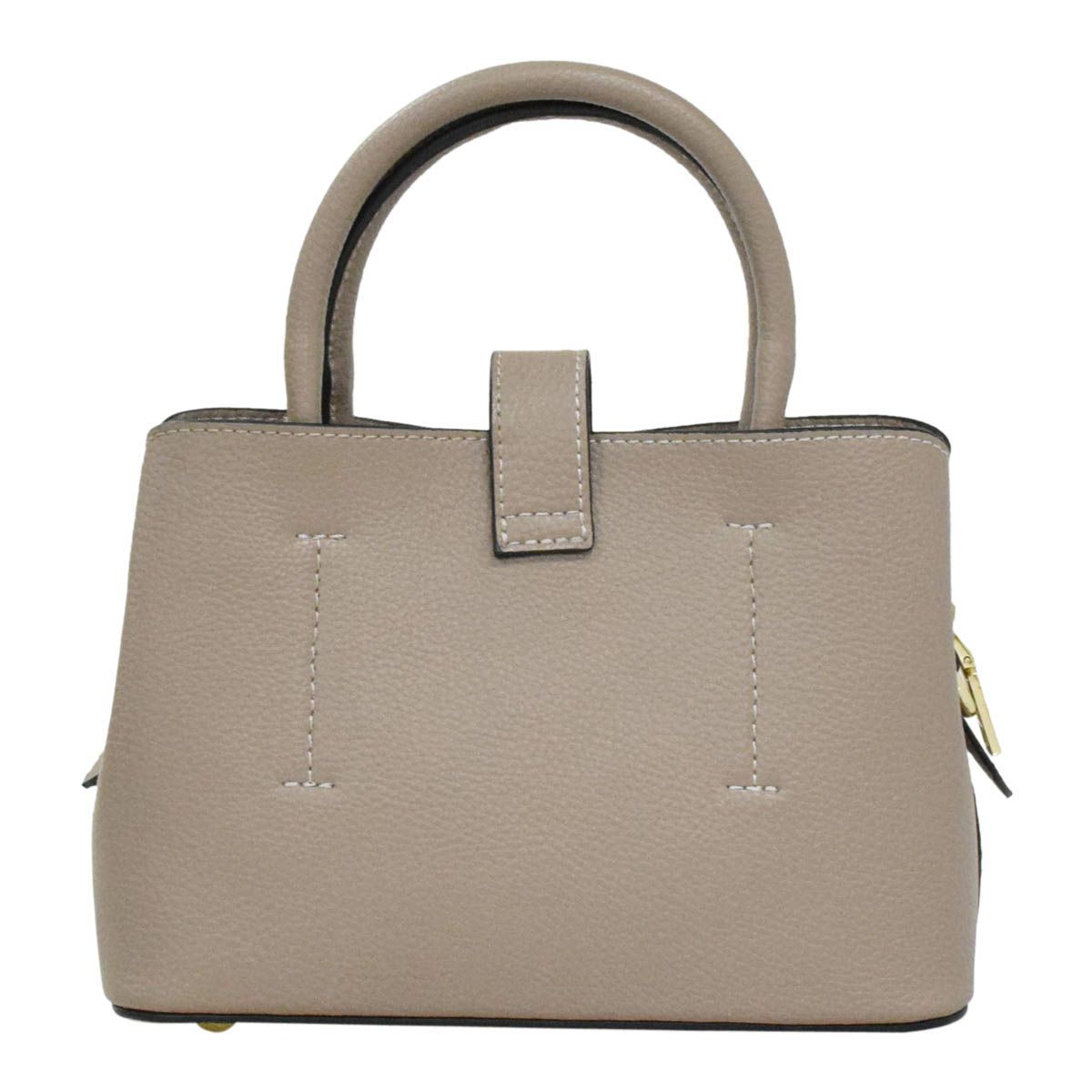 レザー錠前付き2wayミニハンドバッグ