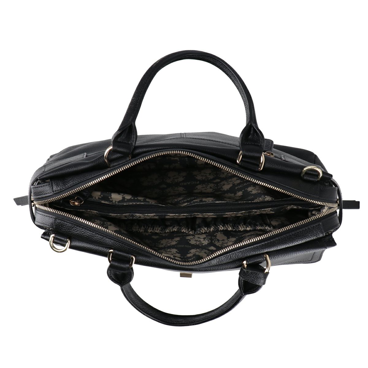 LOLA 牛革A4サイズハンドバッグ