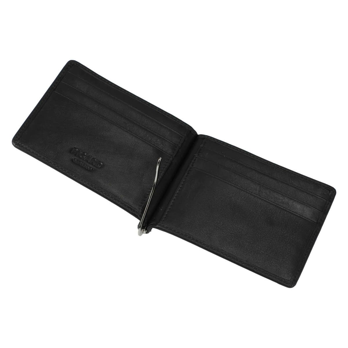 BROOKLYN 牛革マネークリップ付きカードケース