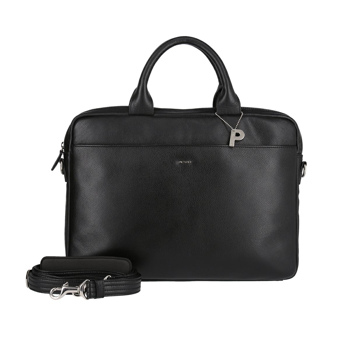 【高評価格安】極美品　PICARD　ピカード　ブラック　ビジネスバッグ　オールレザー　2way バッグ