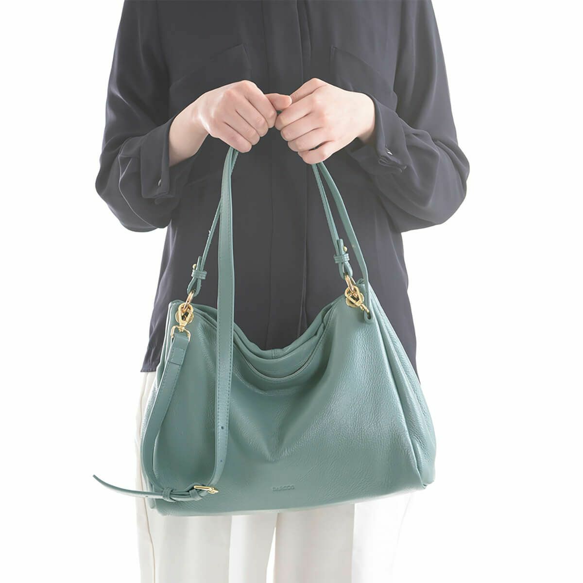 牛革2wayショルダーバッグ