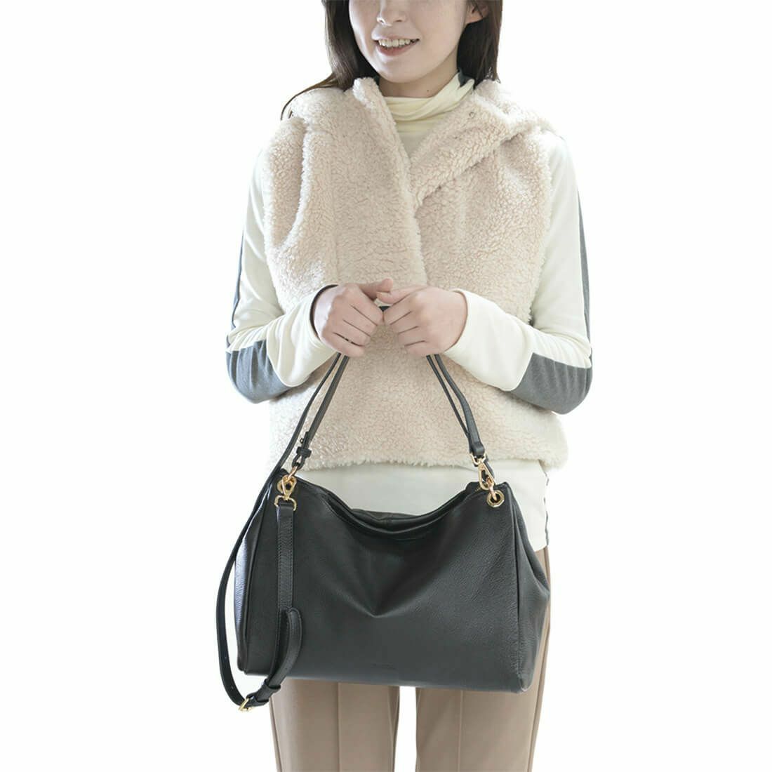 牛革2wayショルダーバッグ