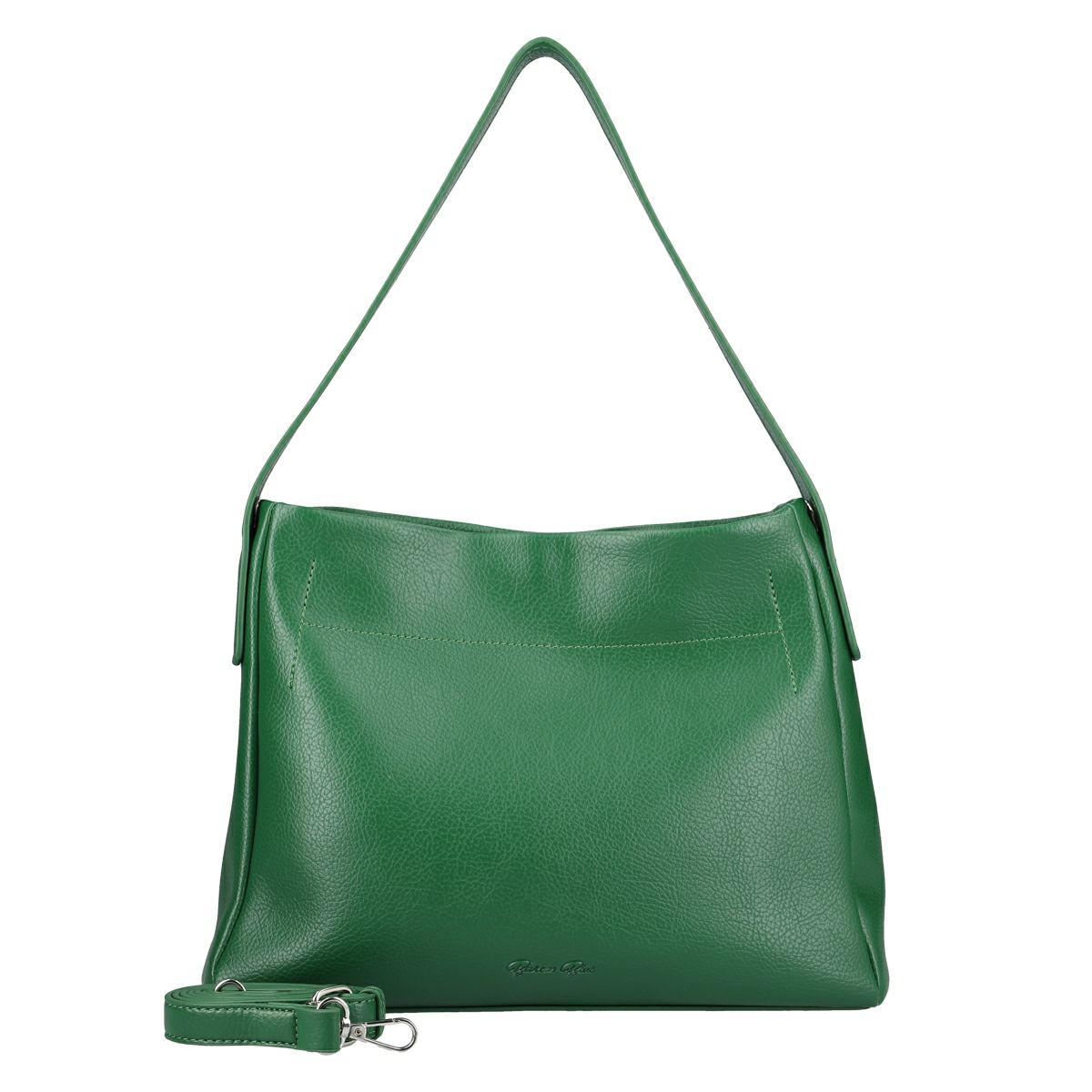 ステッチデザインPUショルダーバッグ