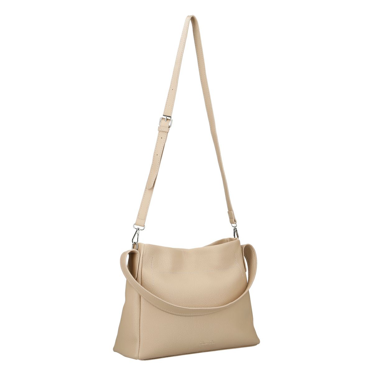 ステッチデザインPUショルダーバッグ