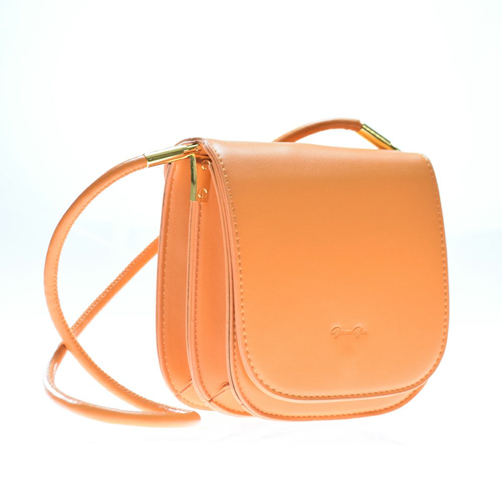 被せ付きシンプルPUポシェット