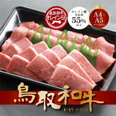 鳥取和牛オレイン55【焼肉】カルビ・ロース