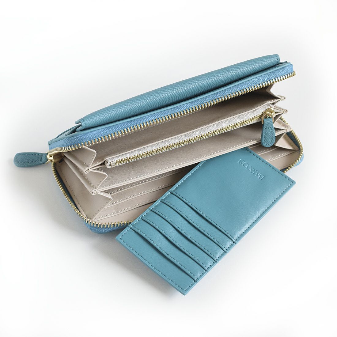 サフィアノ調レザーウォレット