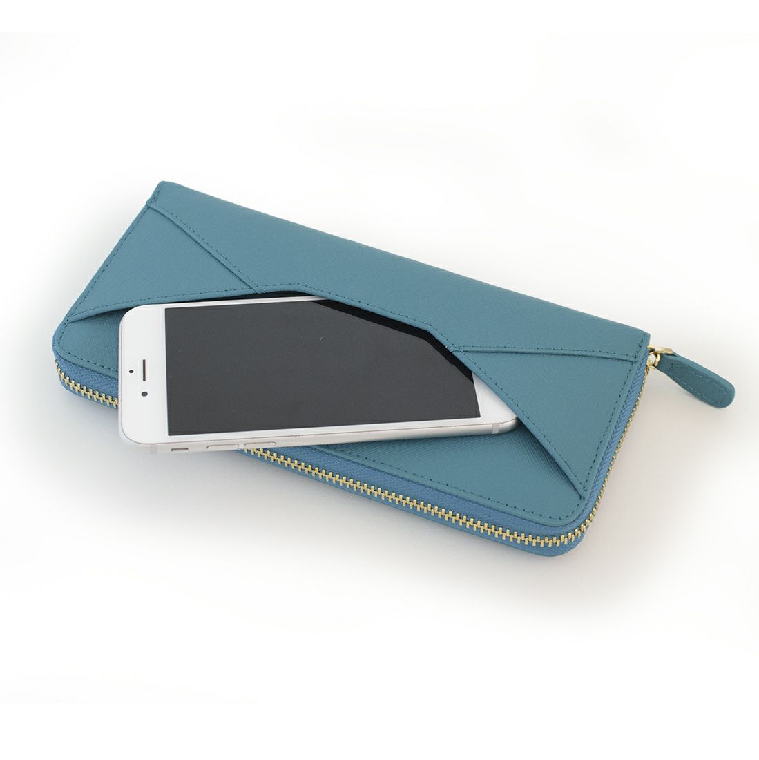 サフィアノ調レザーウォレット