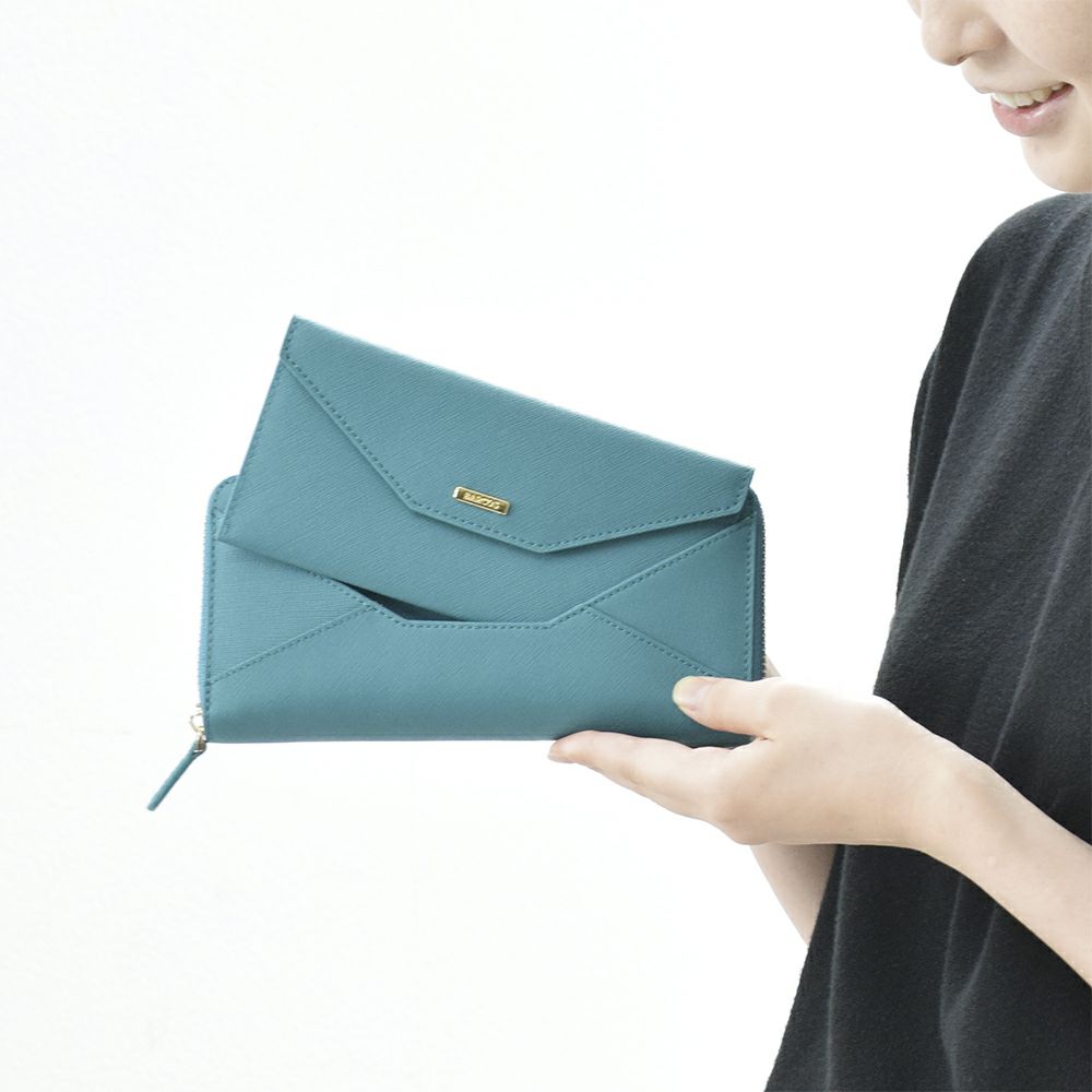 サフィアノ調レザーウォレット