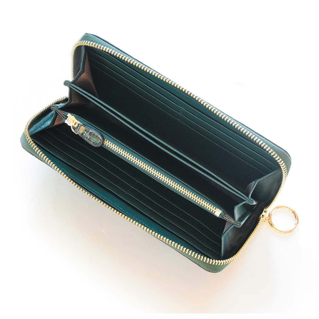 ソフトステンドガラスレザーラウンド型財布