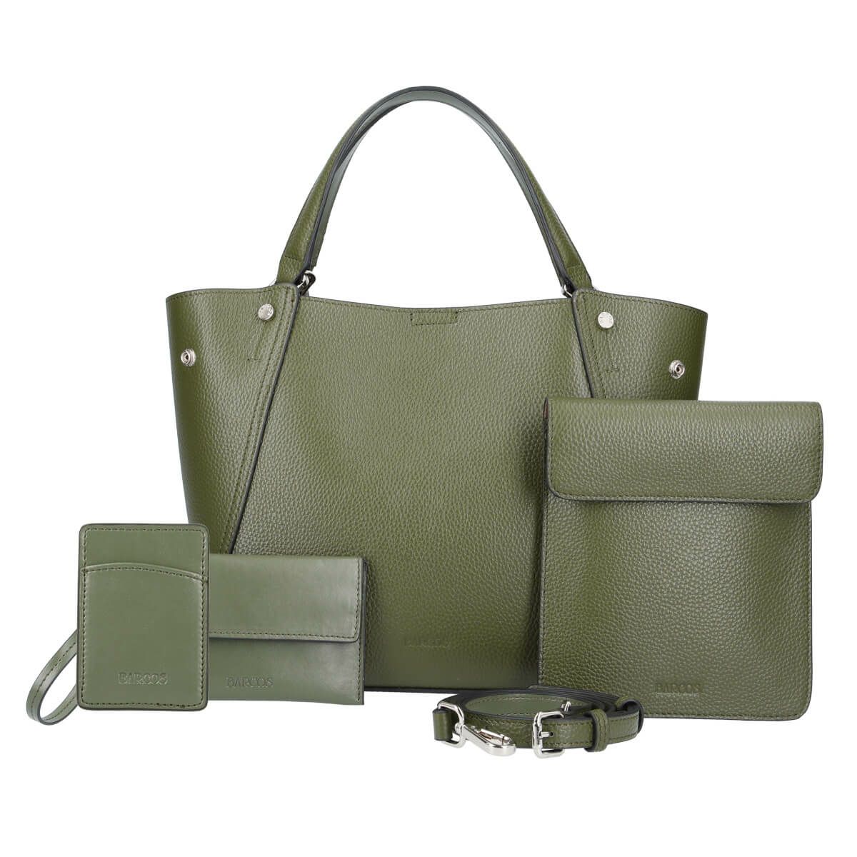 【セット商品】シュリンクレザー2wayバッグ＜プレミアム4点セット＞