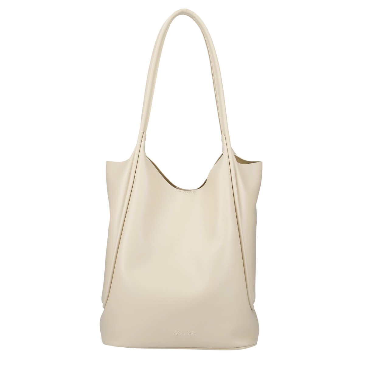 パイピングデザインPUトートバッグ