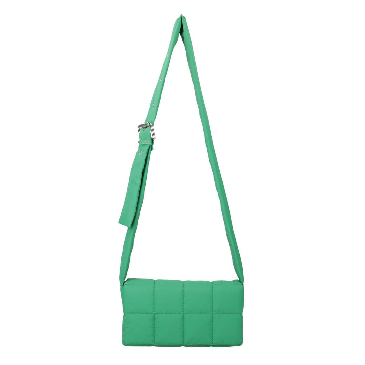 キルティングデザインナイロンショルダーバッグ