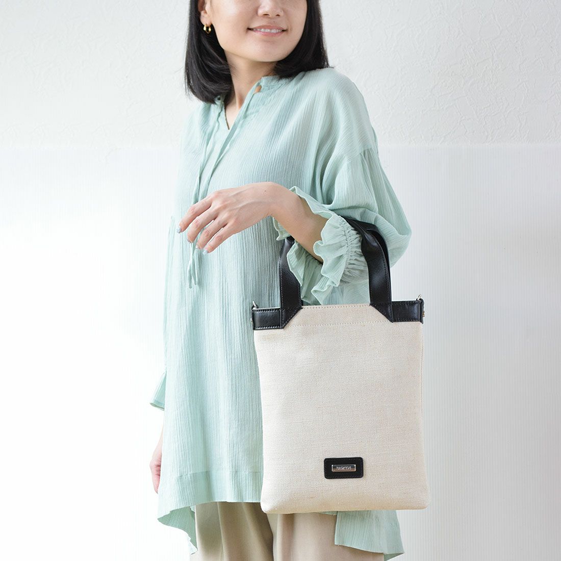 キャンバス地2wayカジュアルトートバッグ（Mサイズ） | バルコス公式