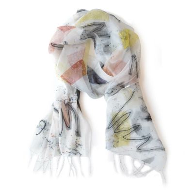 ビーズ刺繍付きアクセントカラーストール | バルコス公式オンライン