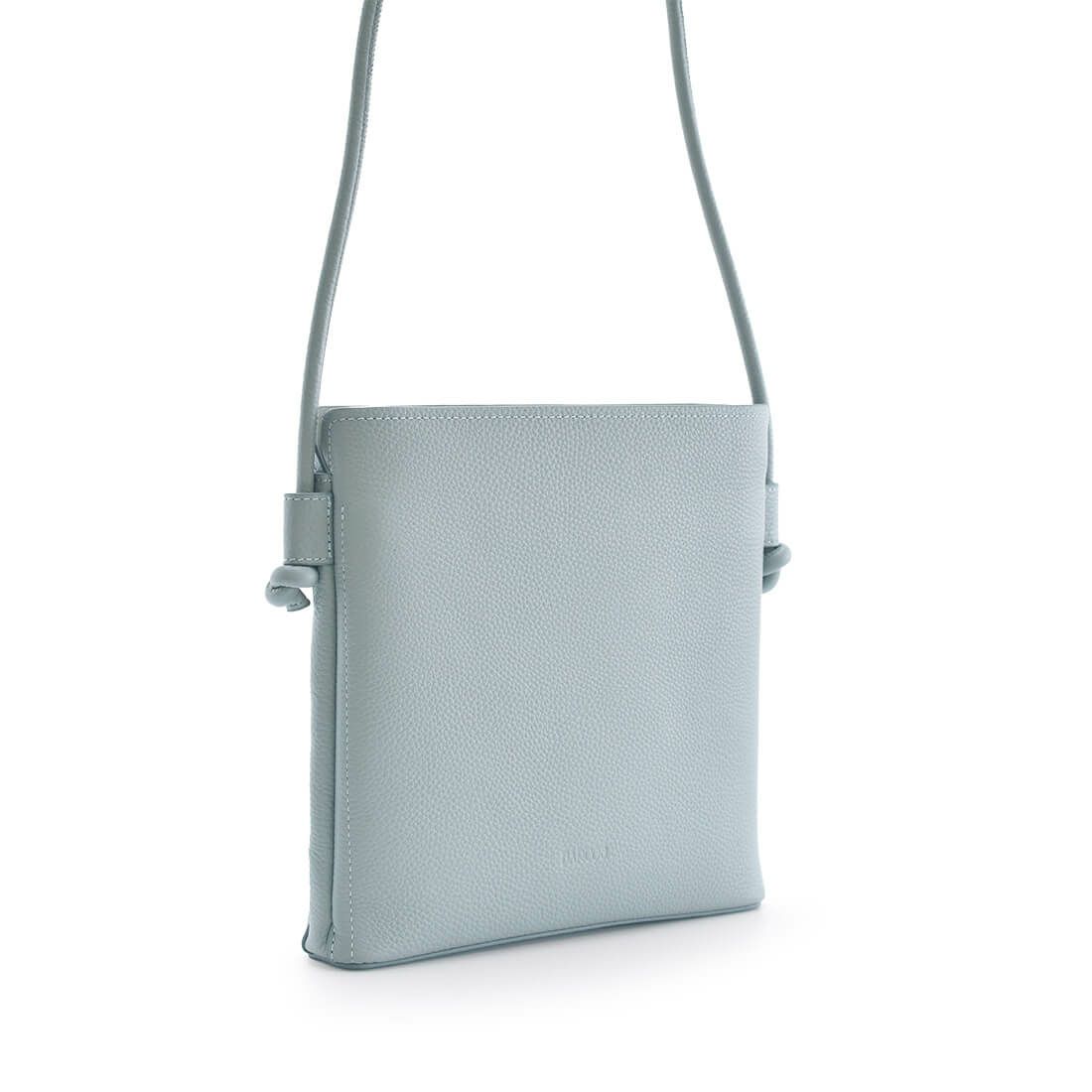 シュリンクレザーノットモチーフポシェット