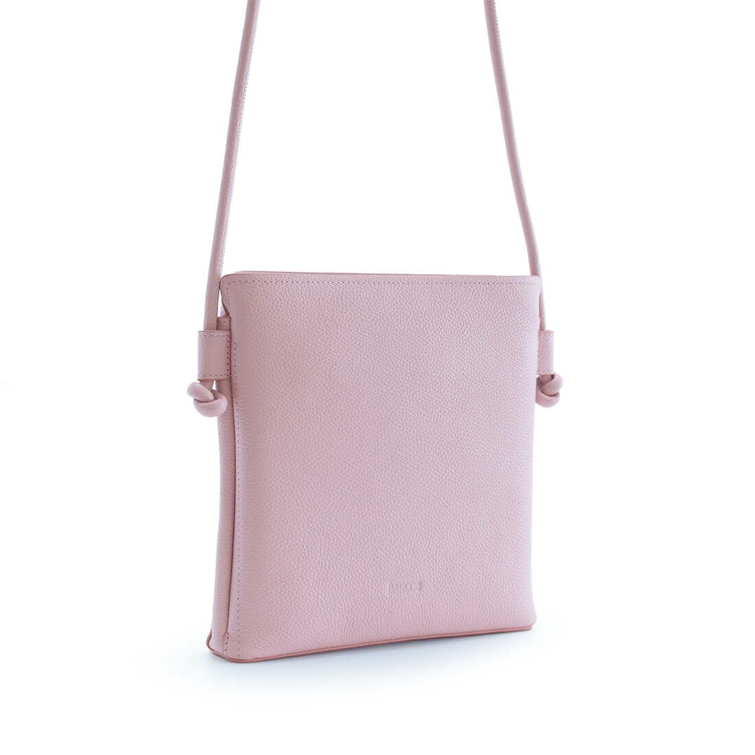 シュリンクレザーノットモチーフポシェット