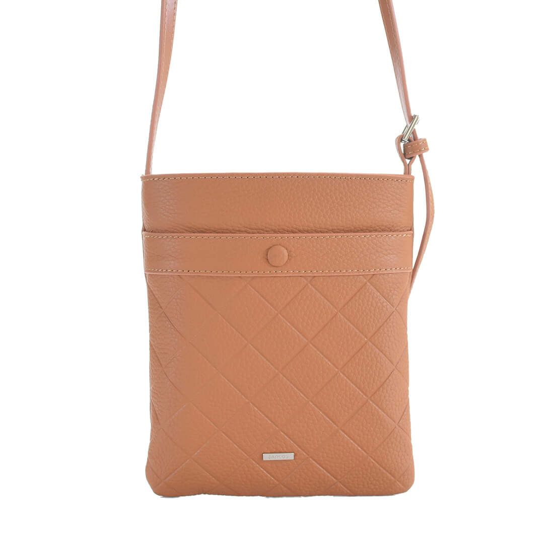 ダイヤモンドエンボスレザーポシェット