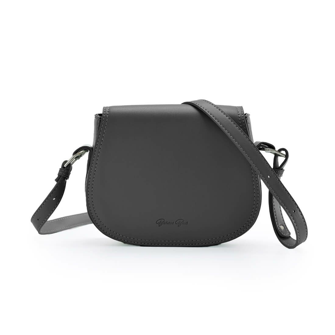 かぶせ付きラウンドポシェット