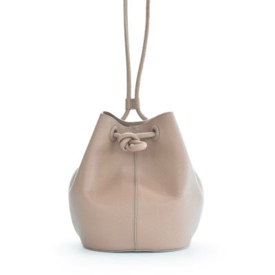 レザー巾着 LURAKU】Synthetic Leather Drawstring Bag/合皮レザー巾着
