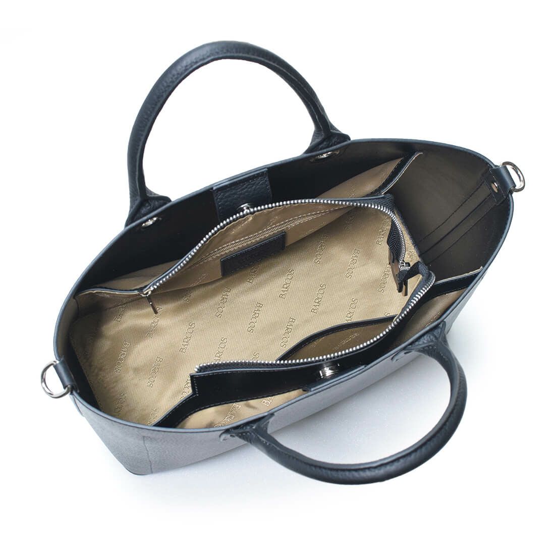 シュリンクレザー2wayハンドバッグ