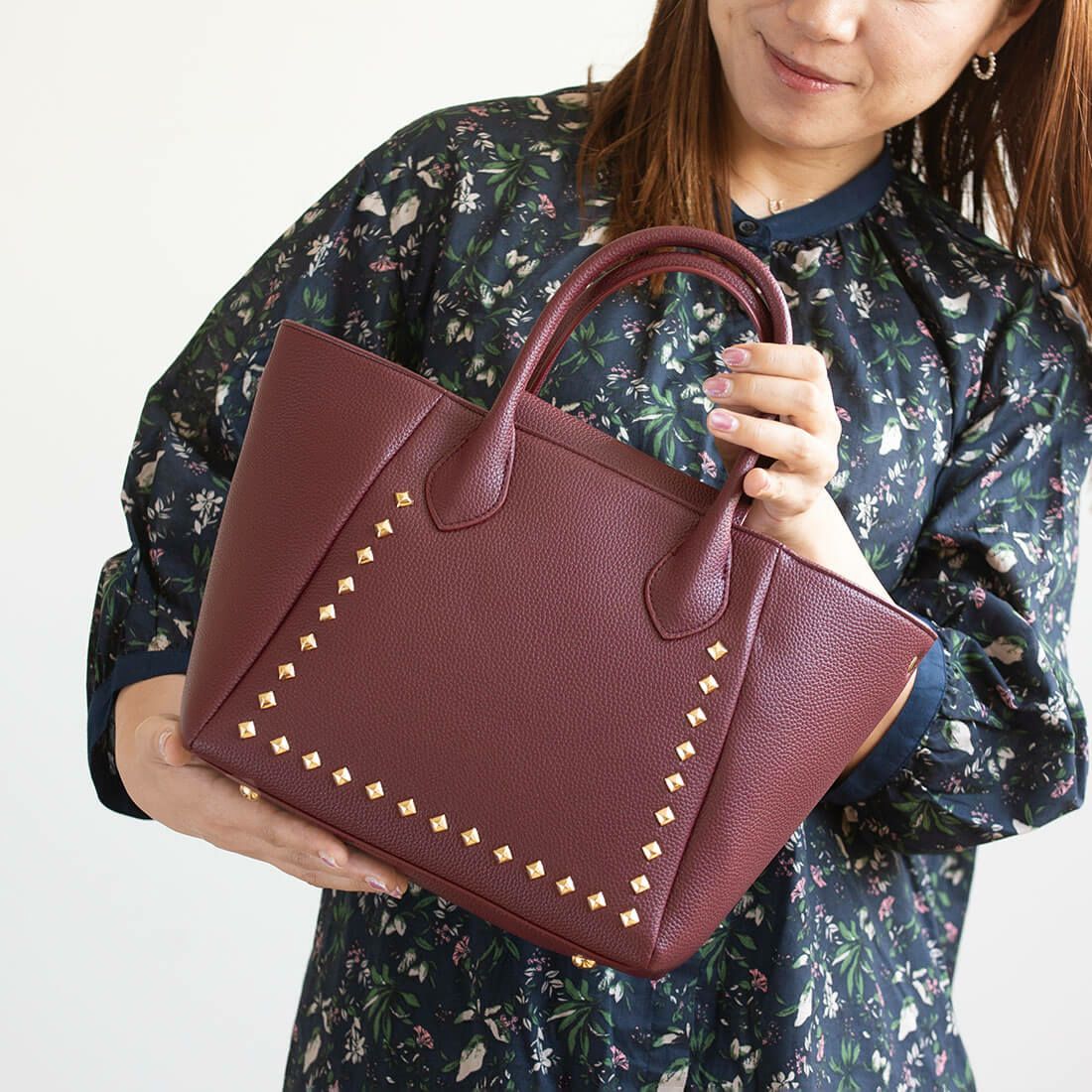 スタッズトート2wayバッグ