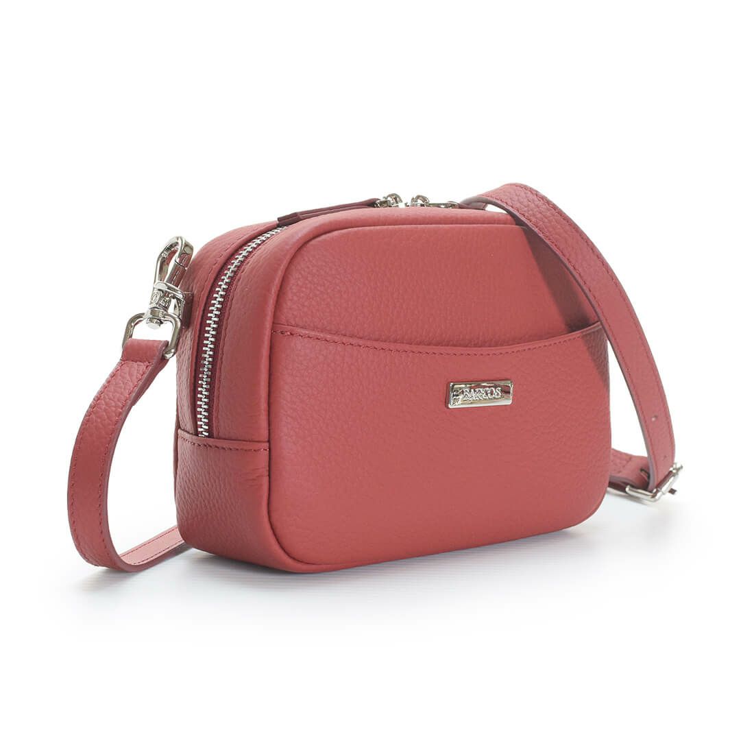 シュリンクレザーポシェット