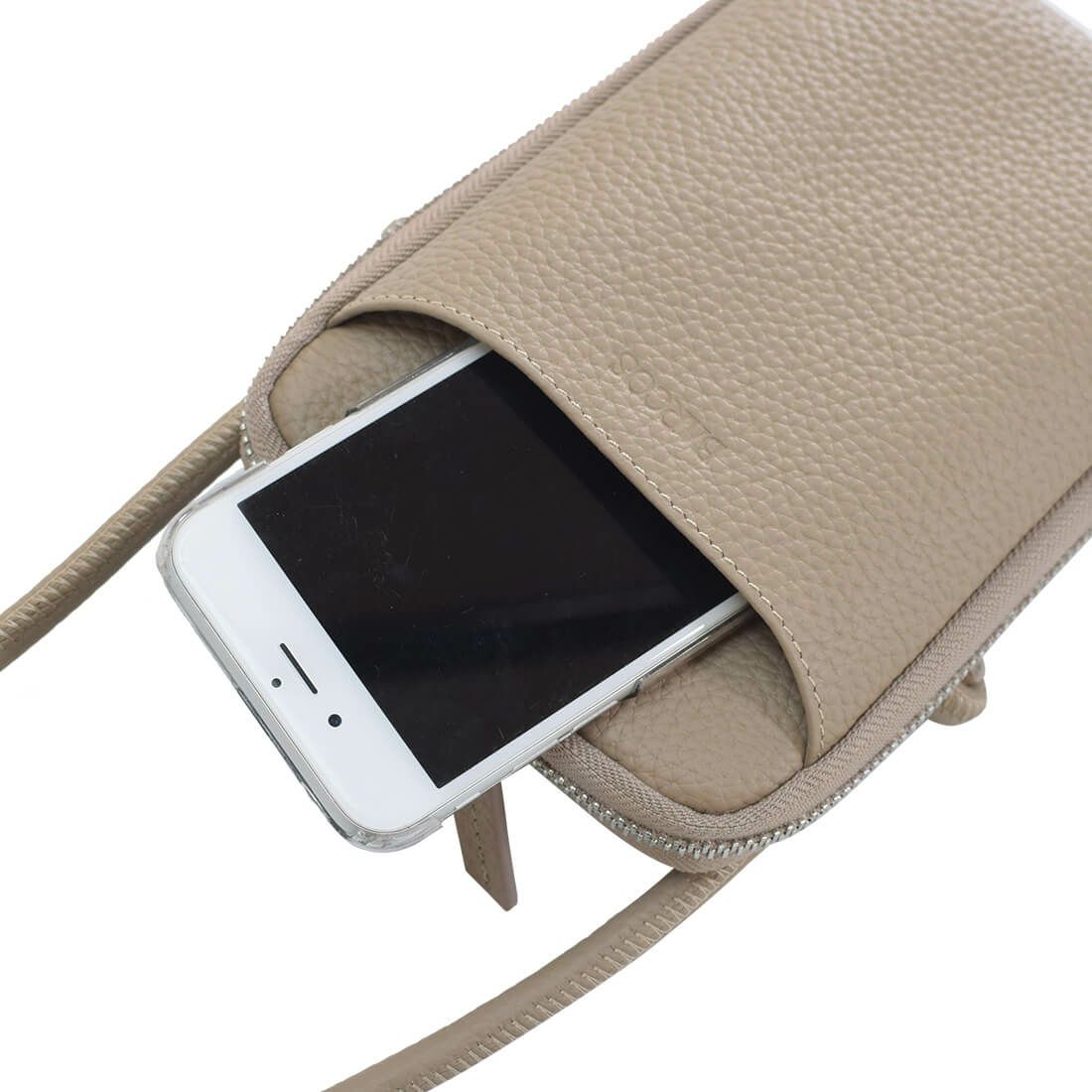 ノットモチーフスマホポシェット