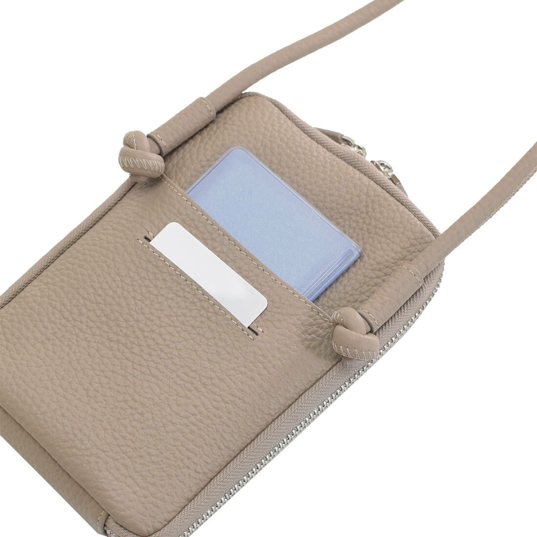 ノットモチーフスマホポシェット
