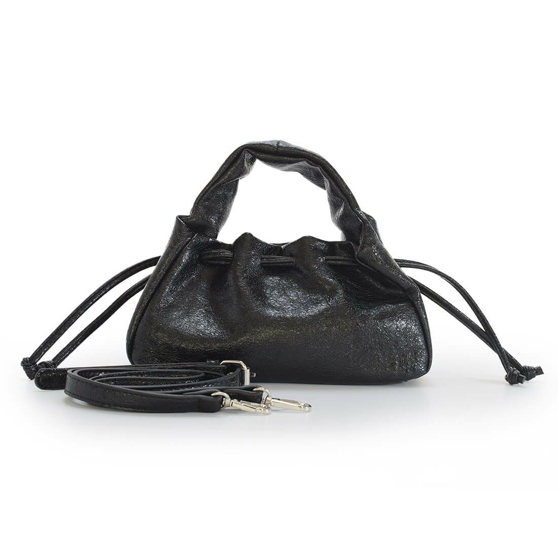 メタリック2way巾着バッグ