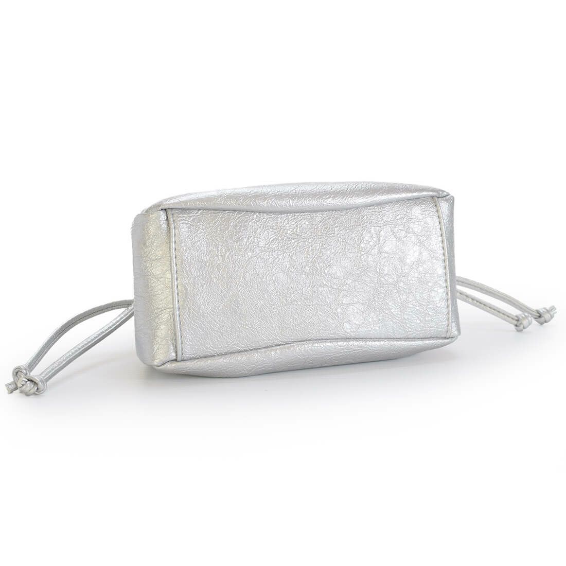 メタリック2way巾着バッグ