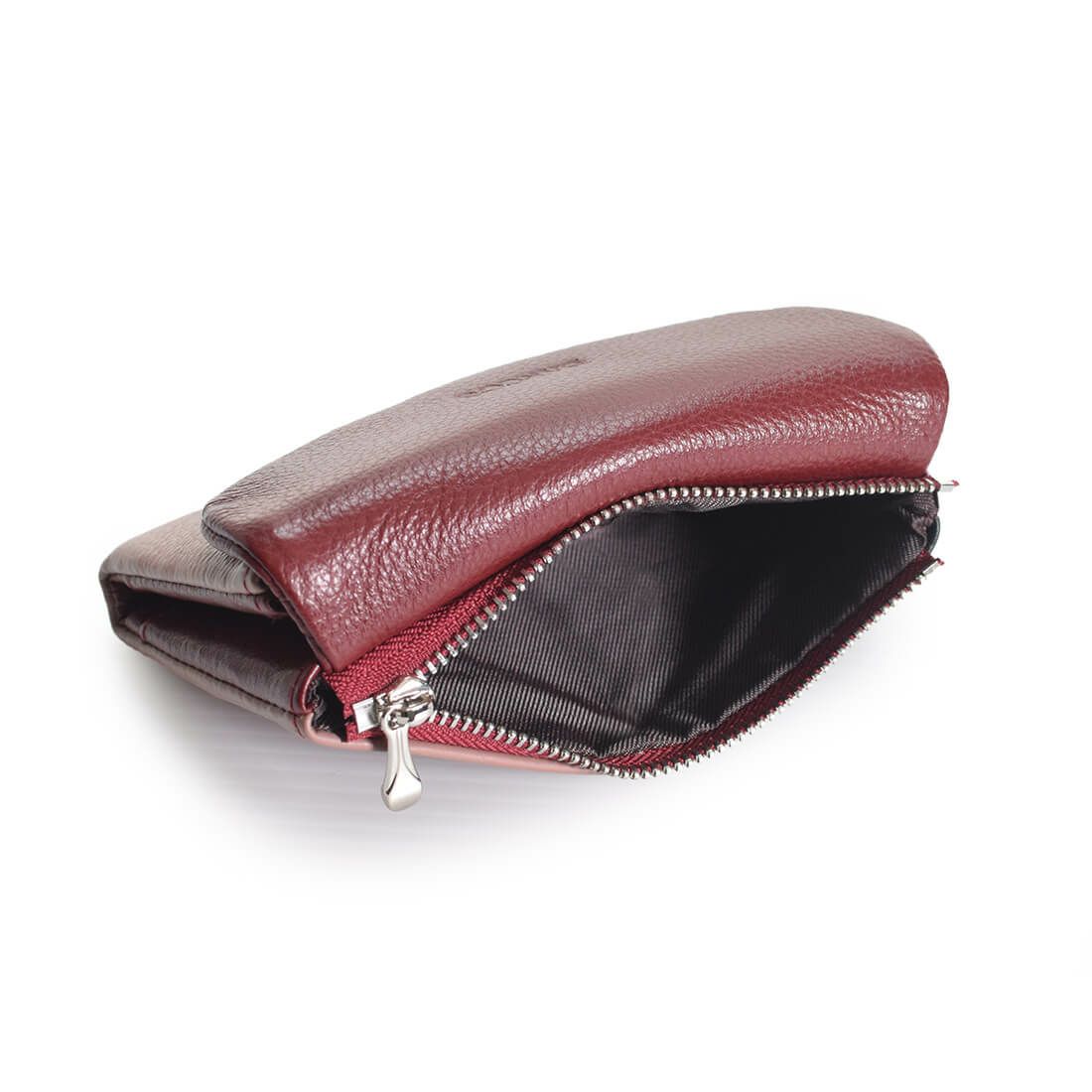 配色ソフトレザー3つ折り財布