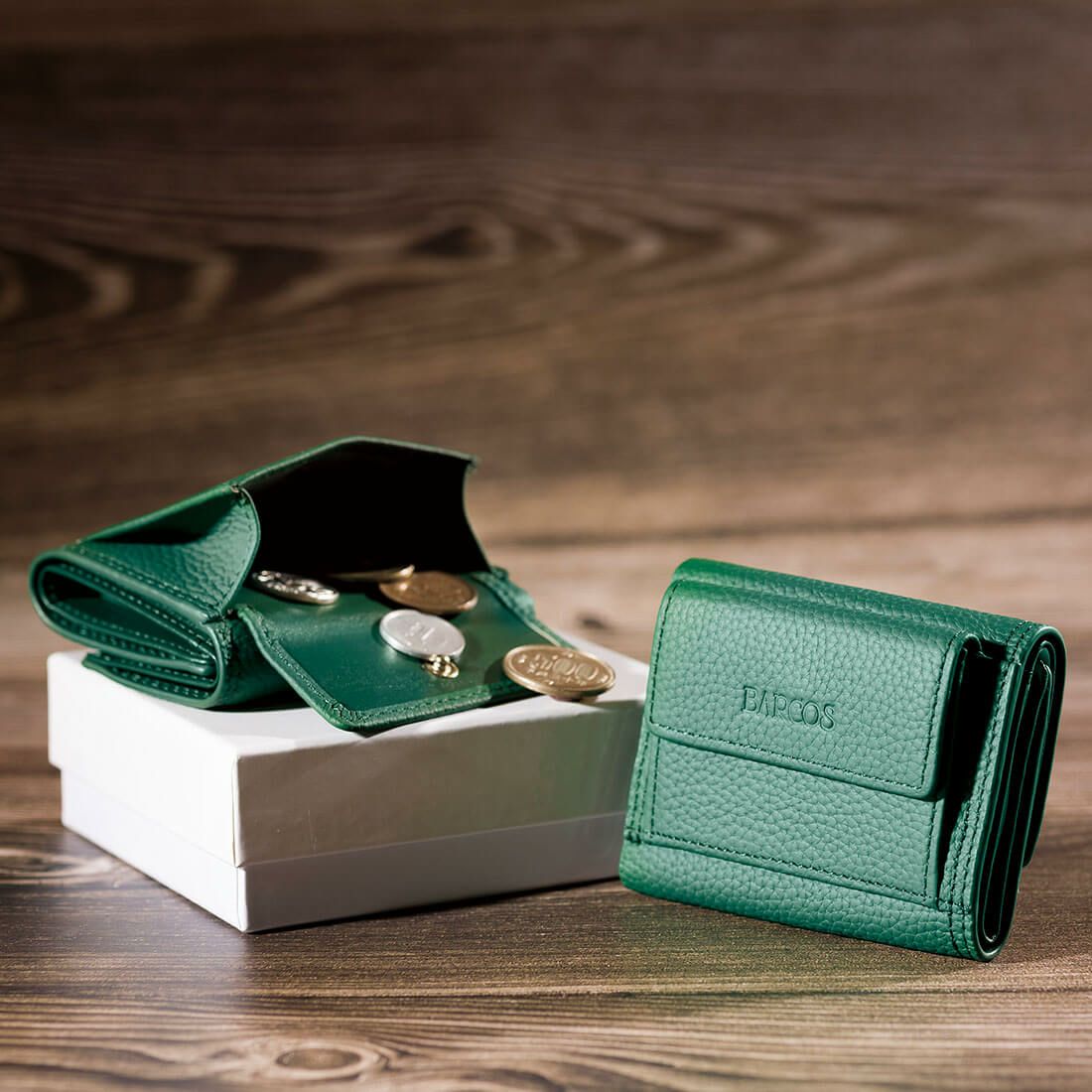 シュリンクレザー3つ折り財布 | バルコス公式オンラインショップ