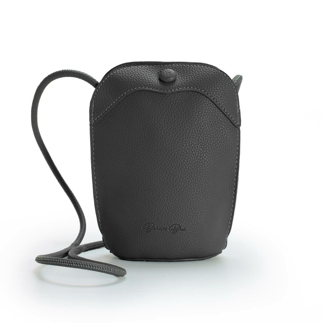 フェイクレザー丸紐ポシェット