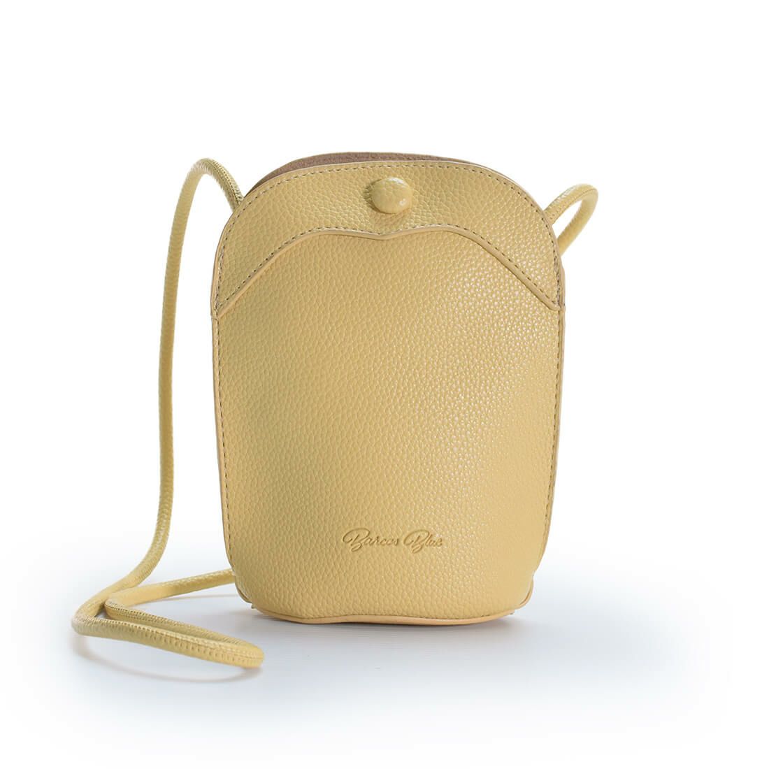 フェイクレザー丸紐ポシェット