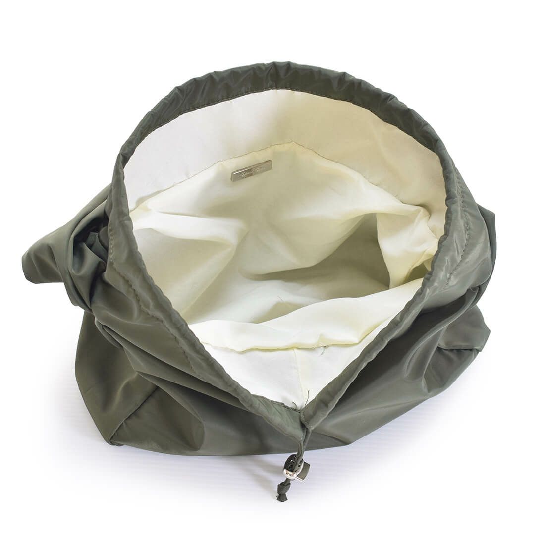 巾着型ナイロンショルダーバッグ