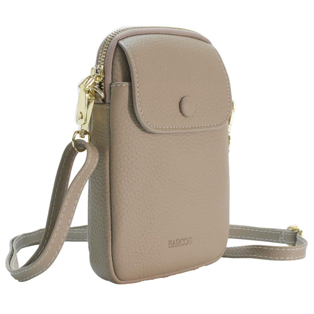 シュリンクレザーポシェット