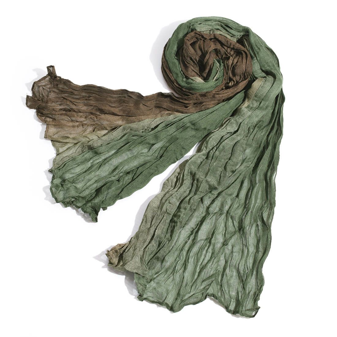 アースカラー配色ストール